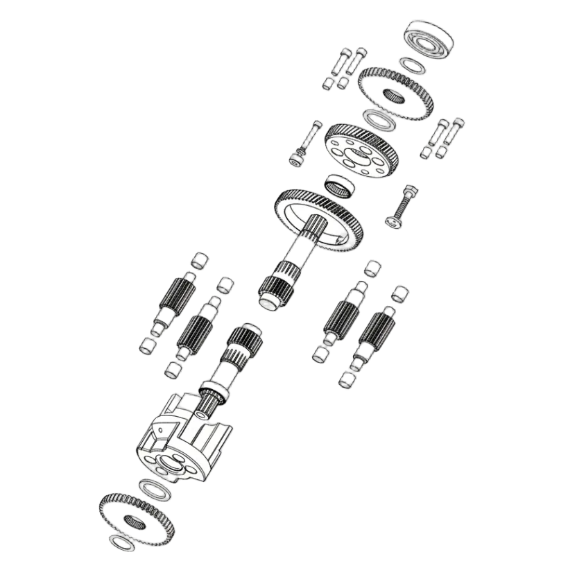 Admiral Transmission Assemblies - Argo Parts XTV – Doc's Full Bore