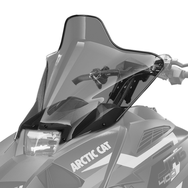 1616-089 - WINDSHIELD, BLAST, HIGH - SMOKE TINT - ARCTIC CAT PARTS