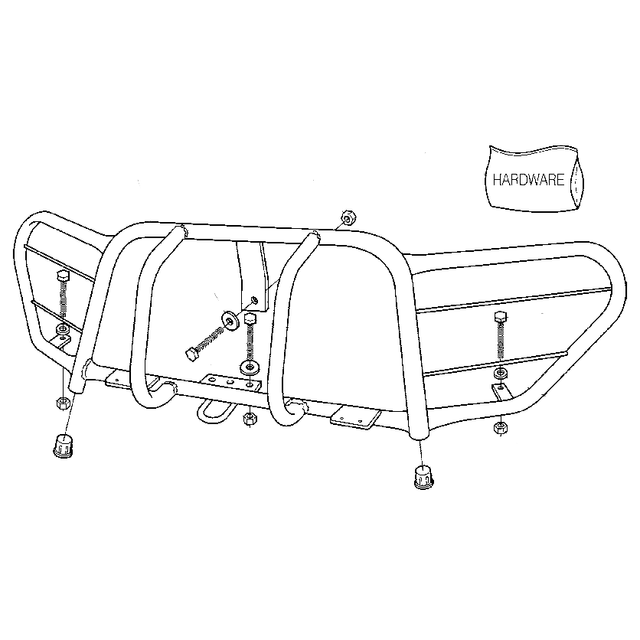 642-49 - ACC, BRUSHGUARD & HDW- AVG/HDi - STD DUTY