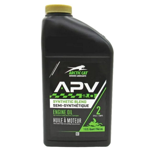671-00039-002 - OIL, APV 2.0 2 CYCLE SYNTHETIC BLEND, INJECTION OIL - 1 QUART - ARCTIC CAT PARTS