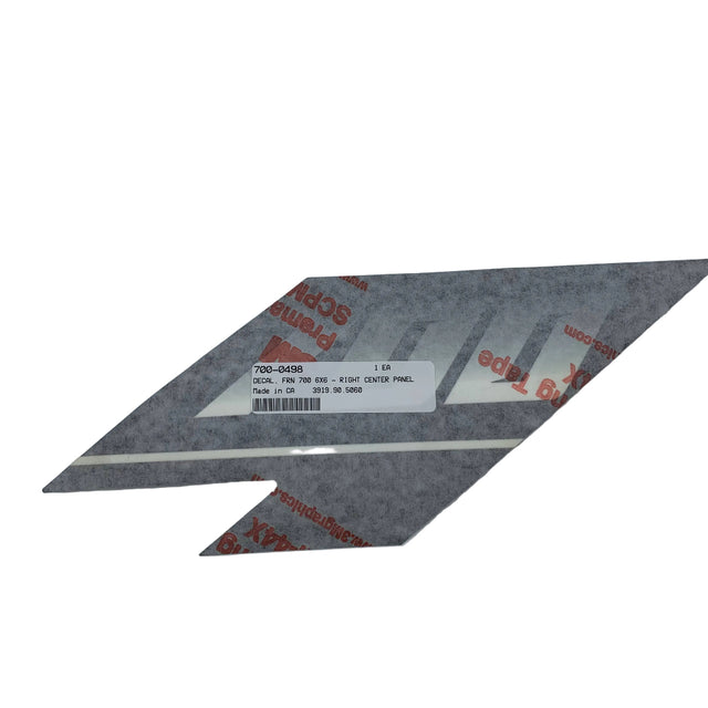 700-0498 - DECAL, FRONTIER 700 6X6 - RIGHT CENTER PANEL - ARGO PARTS