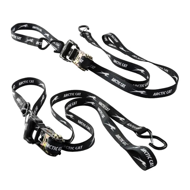 7639-183 - TIE DOWN, RATCHET - AC BLACK W/ CLIP (PAIR) - ARCTIC CAT PARTS
