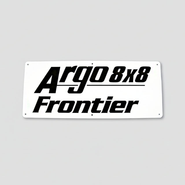 850-368 - NAMEPLATE, ARGO 8X8 FRONTIER - ARGO PARTS