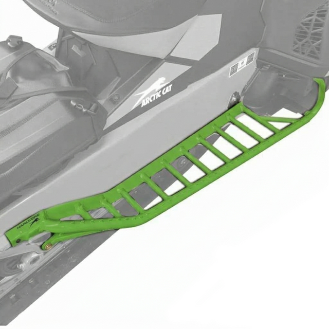 8639-374 - RUNNING BOARD KIT, HARDCORE, TRAIL - MED GREEN - ARCTIC CAT PARTS