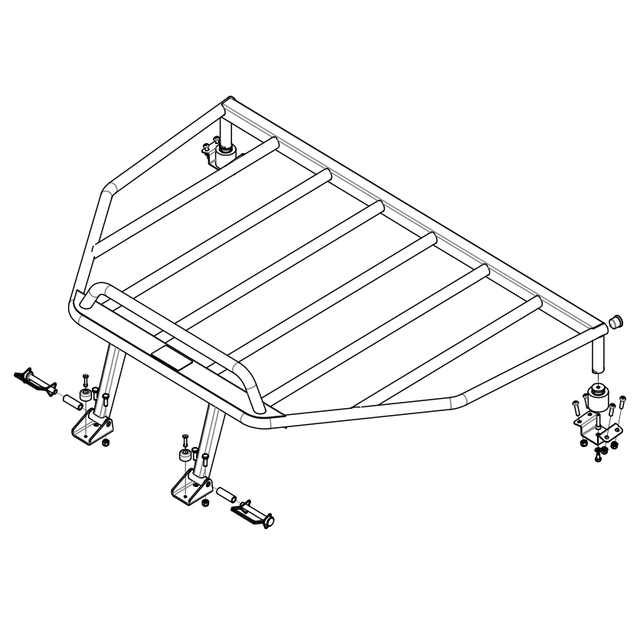 900-0073 - ACC, HOOD RACK - AURORA/FRONTIER (2020+) - ARGO PARTS
