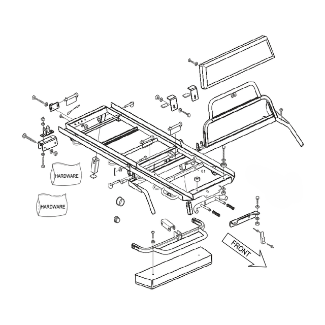 900-0147 - ACC, STRETCHER RACK, CONVERSION KIT - AURORA - ARGO PARTS