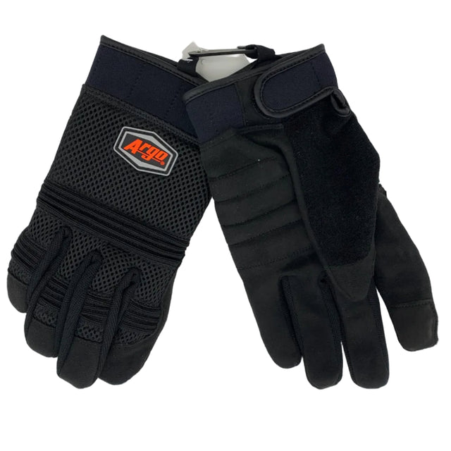900-0180 - GLOVE, RIDING GEL BLACK - ARGO CLOTHING