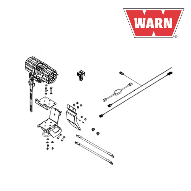 900-0741-002 - ACC, WINCH, AXON 35-S - AURORA/FRONTIER - W/HUB - ARGO ACCESSORIES