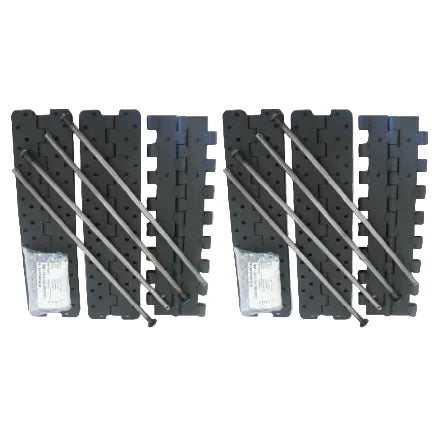 958-92 - HINGE SET, SPLICE 18" HD RUBBER TRACKS 4 PC, XT - ARGO PARTS