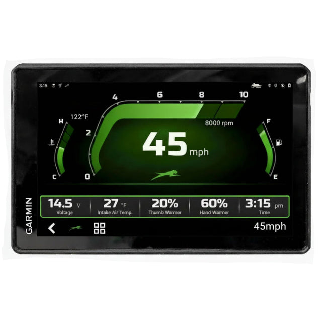 Arctic Cat Garmin G8 display front.