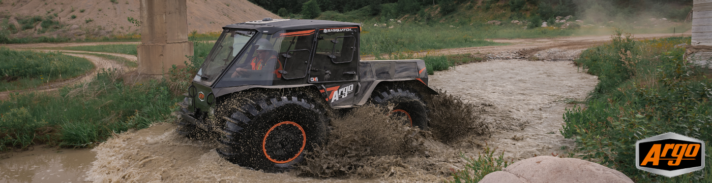 Argo Sasquatch XTX in the Mud