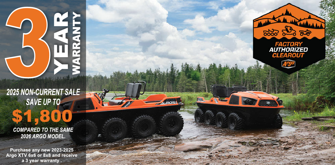 Argo XTV 2023-2025 Authorized Clearance Sale