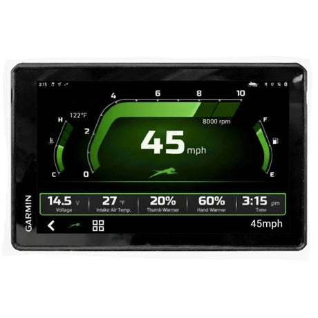 Arctic Cat Garmin G8 display front.
