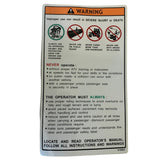 080-0052 - DECAL,WARNING-GENERAL WARNING - ARGO PARTS