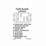 127-298 - Label, Fuse Panel, Argo - ARGO PARTS 