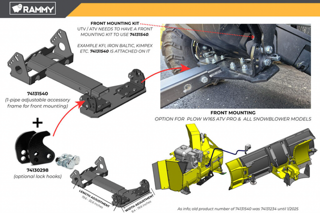 Rammy Snowblower Mounting Brochure