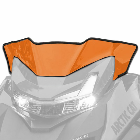 1616-489 - WINDSHIELD, CATALYST, LOW - WOODYS ORANGE - ARCTIC CAT PARTS