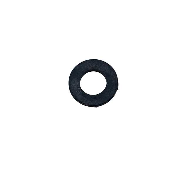 A small black rubber O-ring or gasket centered on a light gray, scratched surface. 200-0194-003-S10 - WASHER, FLAT 13MM X 24MM X 2.5MM - PLASTIC - ARGO PARTS