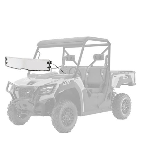 2436-619 - KIT, WINDSHIELD OP HALF POLY (MOD) - ARCTIC CAT PARTS