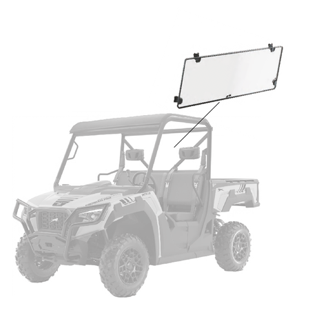 2436-621 - KIT, REAR WINDOW-GLASS LAMINATED (MOD) - ARCTIC CAT PARTS
