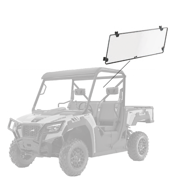 2436-621 - KIT, REAR WINDOW-GLASS LAMINATED (MOD) - ARCTIC CAT PARTS