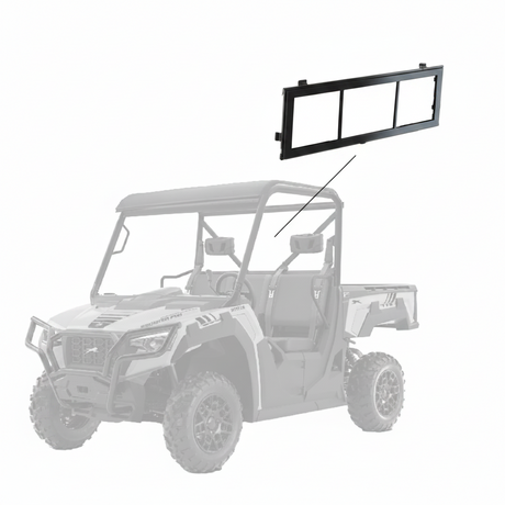 2436-624 - KIT, REAR WINDOW-GLASS SLIDING (MOD) - ARCTIC CAT PARTS