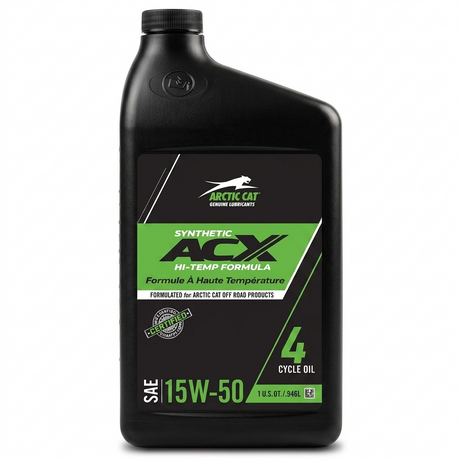 2436-860 - OIL, ACX FULL SYNTHETIC, 15W50 - QUART - ARCTIC CAT PARTS