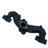 A black plastic automotive suspension control arm bushing, photographed on a plain light gray background. 24 164 277-S - INTAKE MANIFOLD W/ GASKETS- KOHLER / REHLKO