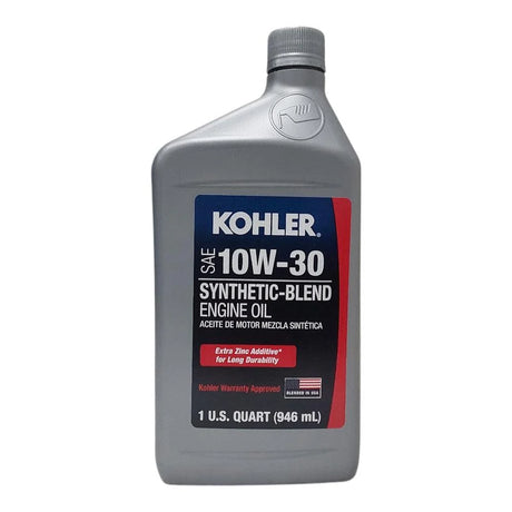 25 357 64-S - ENGINE OIL, SEMI-SYNTHETIC 4 CYCLE 10W-30 320Z. - KOHLER
