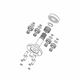 34-293-HS - ASM, OUTPUT SHAFT RH, ADM, HS - ARGO PARTS 