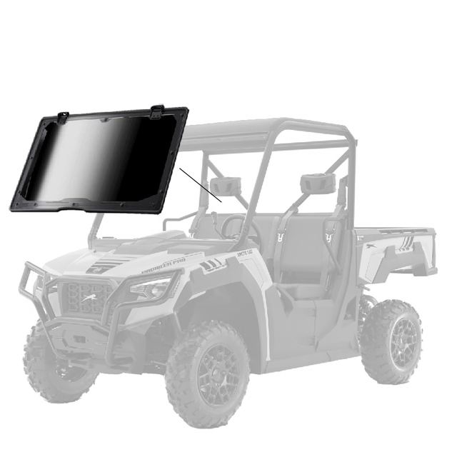 3436-111 - WINDSHIELD, FLIP HARDCOATED POLY - ARCTIC CAT PARTS