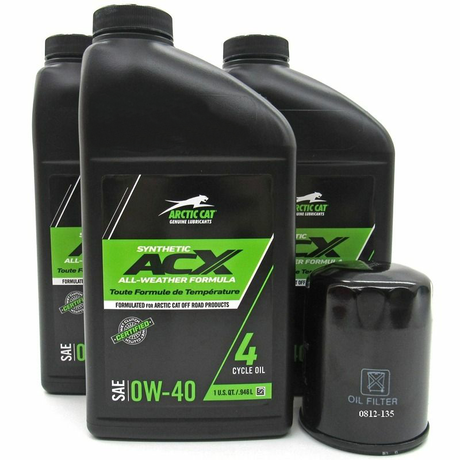 439-00026 - OIL CHANGE KIT, 3QT-600 ATV & LEGACY - ARCTIC CAT PARTS