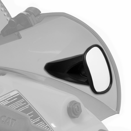 4639-565 - MIRROR, WINDSHIELD MOUNTED - TWIN SPAR - ARCTIC CAT PARTS
