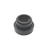 A small black plastic cylindrical component or adapter with a stepped outer diameter, shown on a plain white background. 608-90