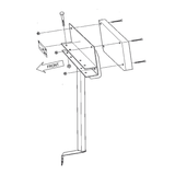900-0731 - ACC, OUTBOARD MOTOR BRACKET - AURORA/FRONTIER (2024+) - ARGO PARTS 