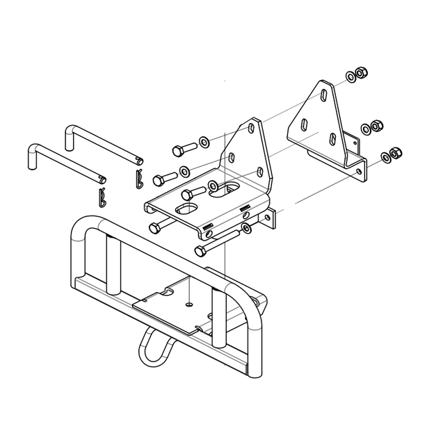 622-131 - ACC, FRONT WINCH MOUNT - PRO/XT - ARGO PARTS 