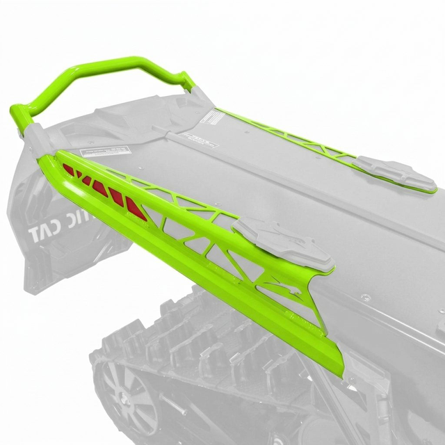 639-00018 - BUMPER, EVO REAR - MED GREEN (XF 146, M 165) - ARCTIC CAT PARTS
