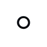 A small black rubber O-ring centered on a light gray, scratched surface. 670B2011 - O RING - KAWASAKI ENGINE PARTS