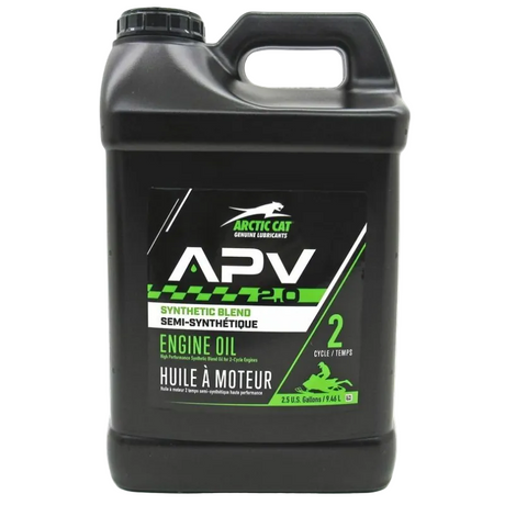671-00039-006 - OIL, APV 2.0 2 CYCLE SYNTHETIC BLEND, INJECTION OIL - 2.5 GALLON - ARCTIC CAT PARTS