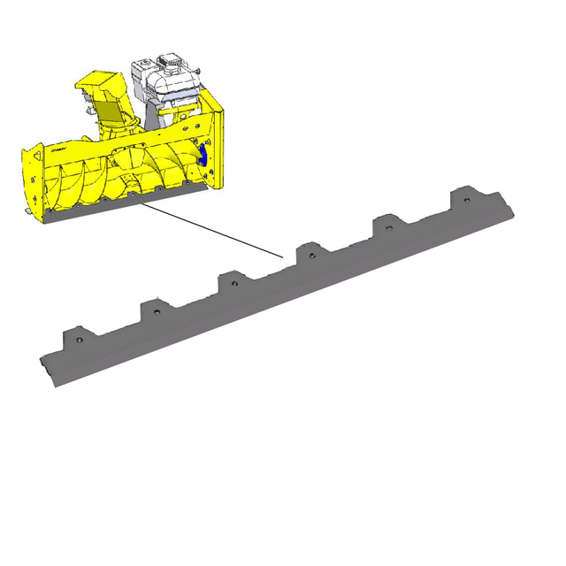 74130071 - RAMMY SCRAPER, NON-SERRATED - SNOWBLOWER