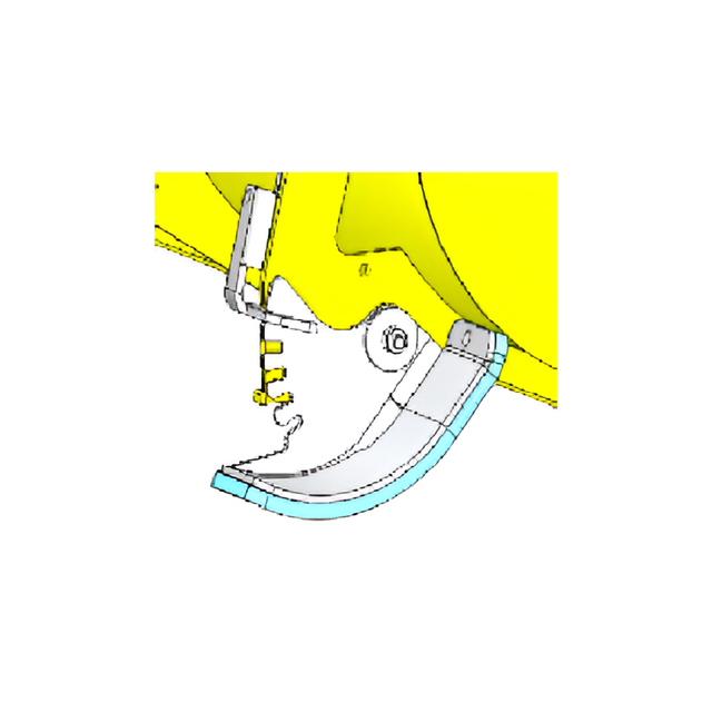 74131360 - RAMMY HARD PLASTIC SKI PROTECTOR, QUICK ADJ - PAIR - SNOWBLOWER