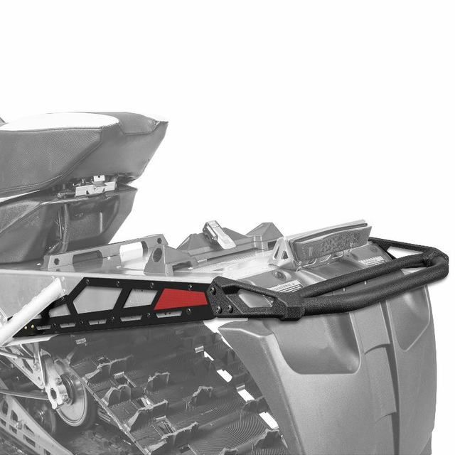7639-316 - BUMPER, PROCROSS REAR - GLOSS BLACK ('13-'23 F, ZR 129") - ARCTIC CAT PARTS