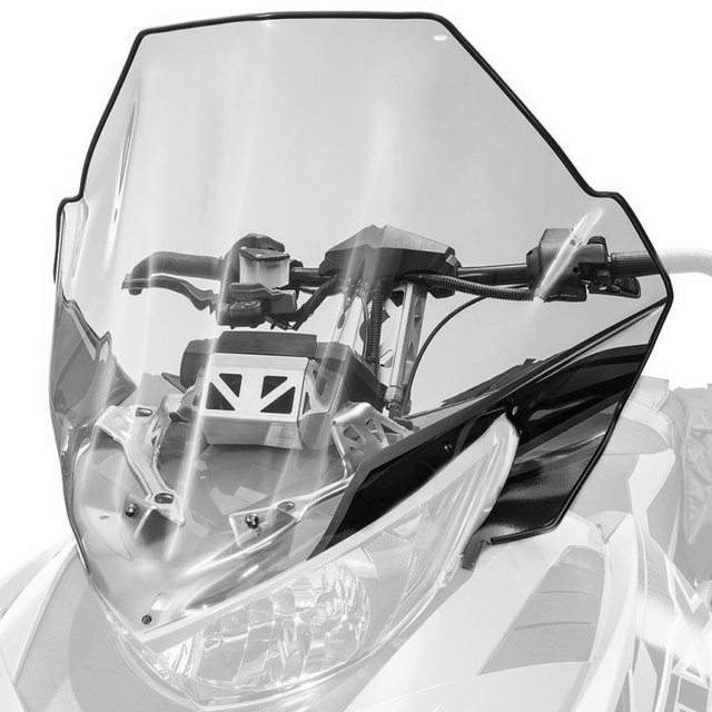 7639-371 - WINDSHIELD, PROCROSS, HIGH TOURING - BLACK ('11-'17)