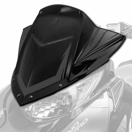 7639-700 - WINDSHIELD, PROCROSS, MID PERFORMANCE - BLACK - ARCTIC CAT PARTS
