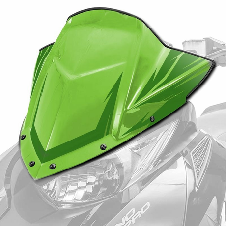 7639-701 - WINDSHIELD, PROCROSS, MID PERFORMANCE - MED GREEN - ARCTIC CAT PARTS