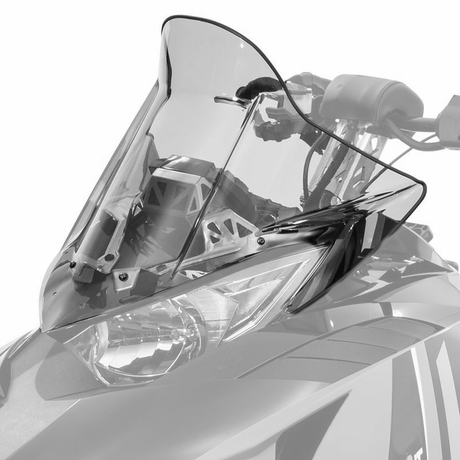 7639-913 - WINDSHIELD, PROCROSS, CROSS COUNTRY - SMOKE TINT - ARCTIC CAT PARTS