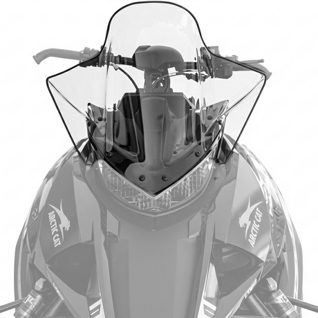7639-913 - WINDSHIELD, PROCROSS, CROSS COUNTRY - SMOKE TINT - ARCTIC CAT PARTS