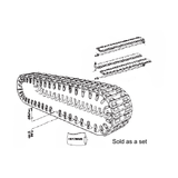 625-50-NE - ACC, 18" RUBBER TRACK SET - FRONTIER 6X6 - NO EXT