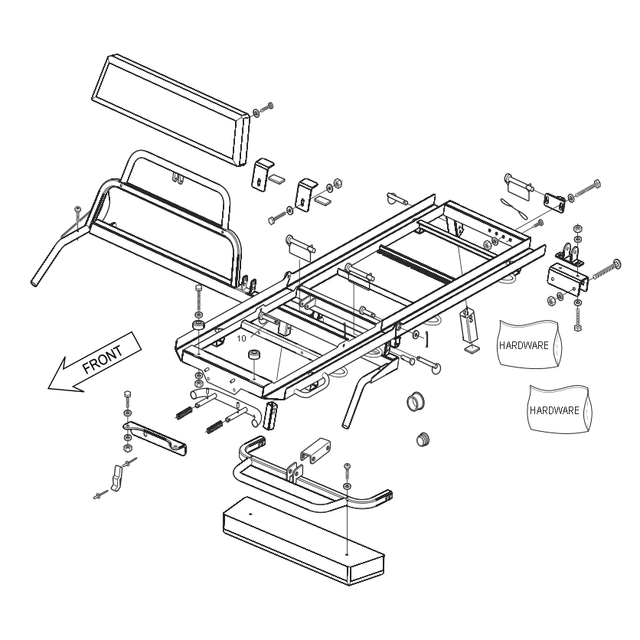 850-300 - ACC, STRETCHER CARRIER, AVENGER/HDI (2014-2019) - ARGO PARTS 