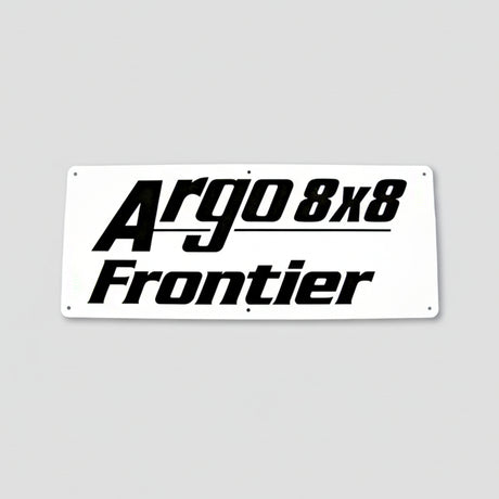 850-368 - NAMEPLATE, ARGO 8X8 FRONTIER - ARGO PARTS 